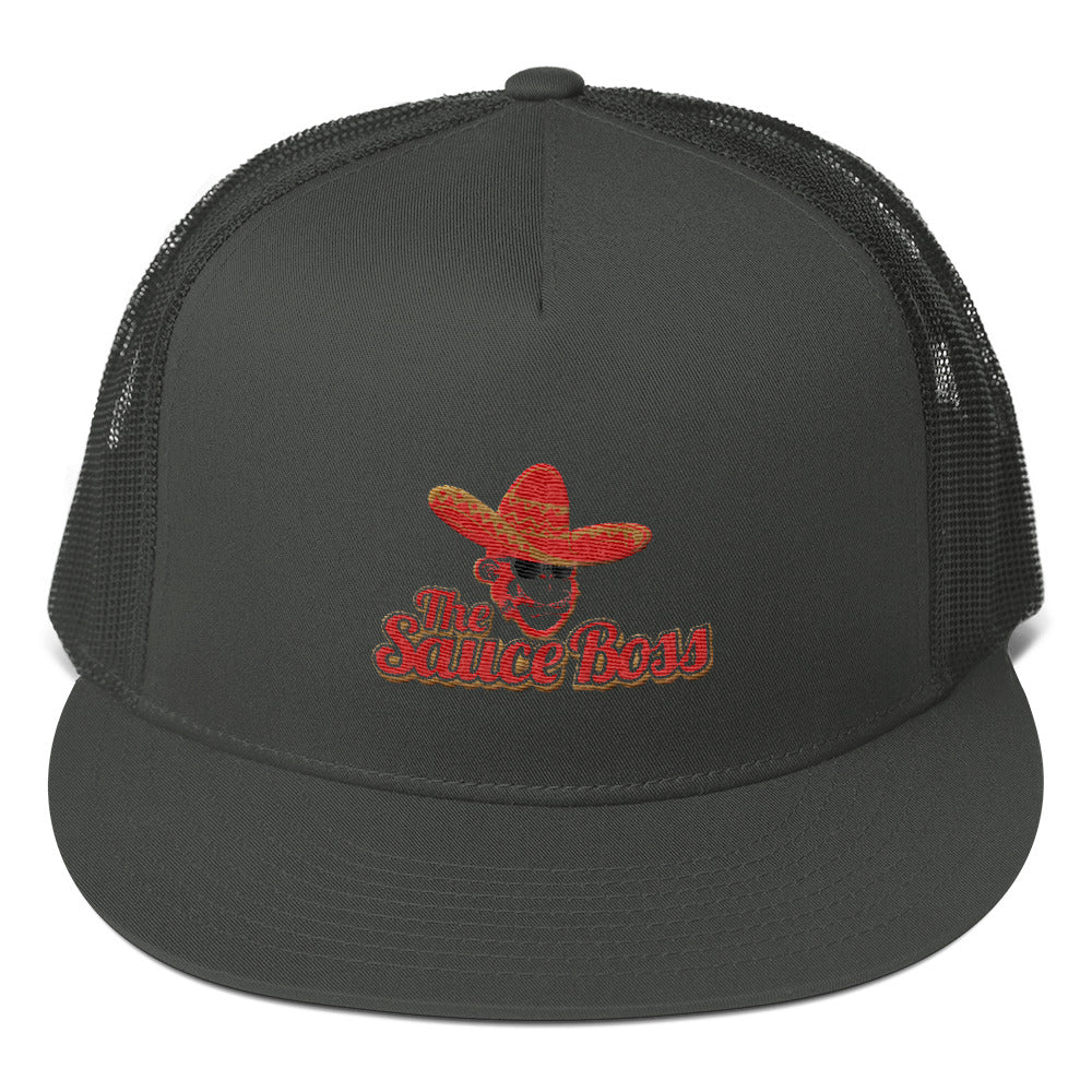 The Sauce Boss Logo - Mesh Back Snapback