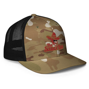 Closed-back trucker cap