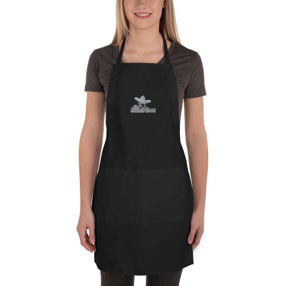 The Sauce Boss Embroidered Apron