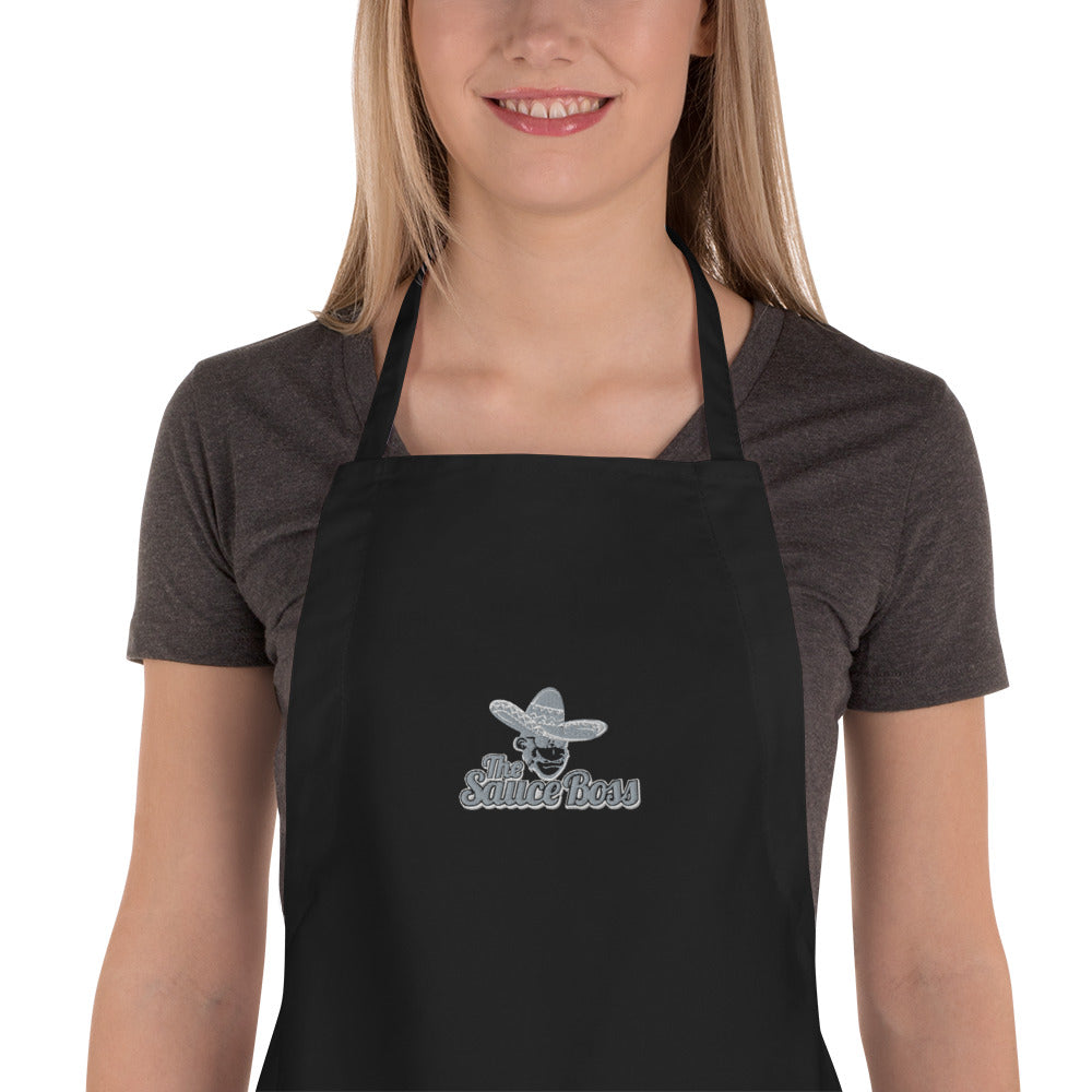 The Sauce Boss Embroidered Apron