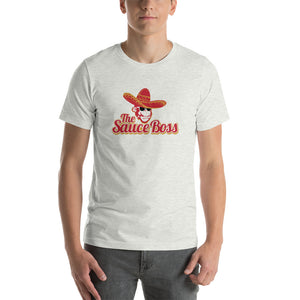 The Sauce Boss Large Logo - Short-Sleeve Unisex T-Shirt