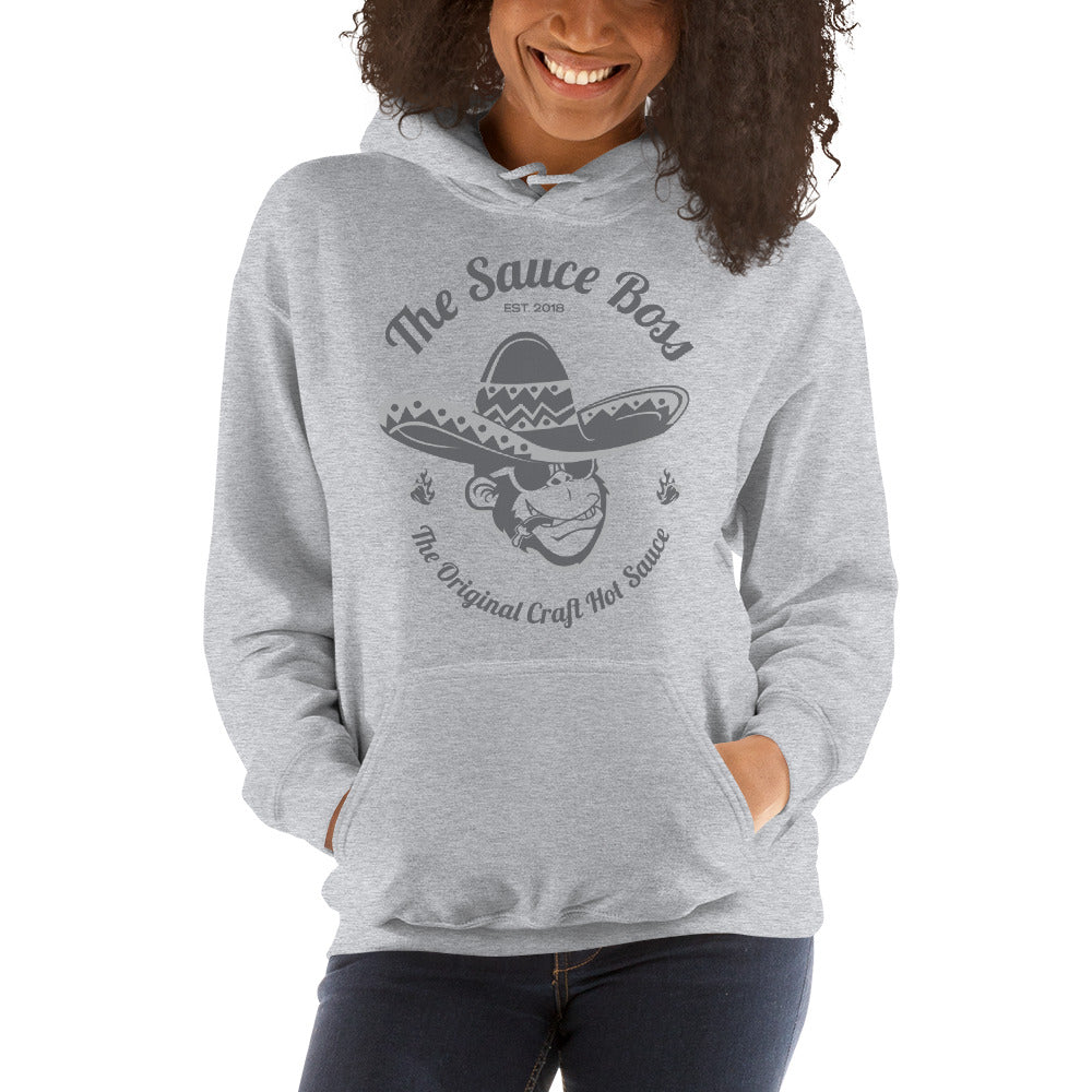 The Original Craft Hot Sauce - Grey Logo - Unisex Hoodie
