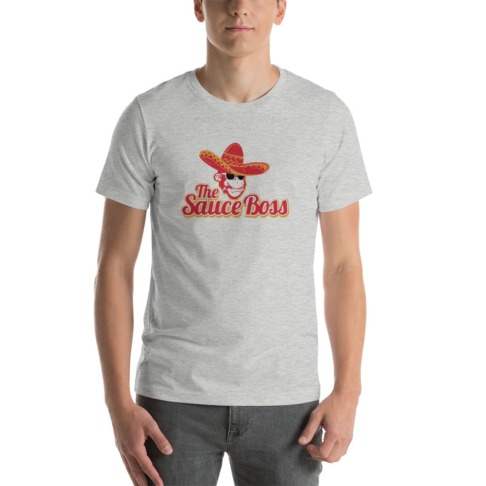 The Sauce Boss Large Logo - Short-Sleeve Unisex T-Shirt