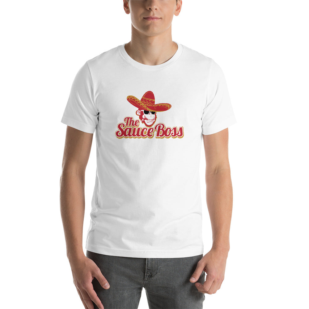 The Sauce Boss Large Logo - Short-Sleeve Unisex T-Shirt