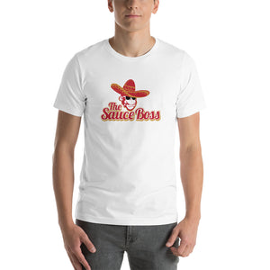 The Sauce Boss Large Logo - Short-Sleeve Unisex T-Shirt