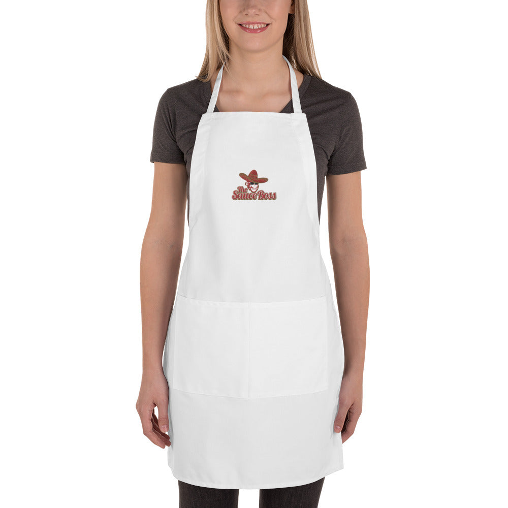 The Sauce Boss Embroidered Apron